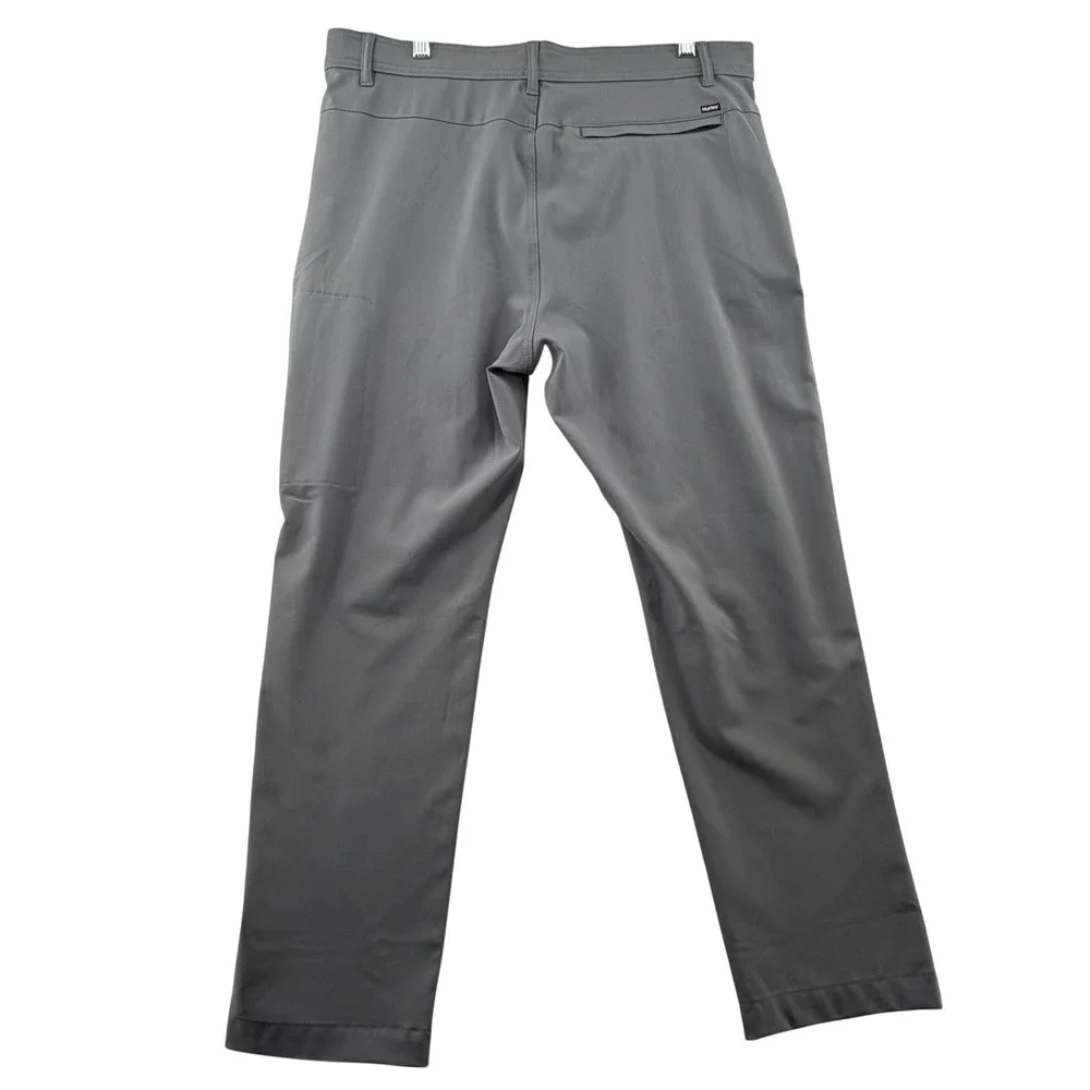 Hurley Dri-FIT Performance Golf Chino Pants Mens‎ 34x30 (36x29) Gray Gorpcore